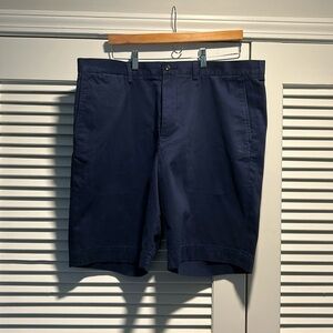Men’s polo shorts. Size 38. Classic fit 9 inch.  Like new Navy.